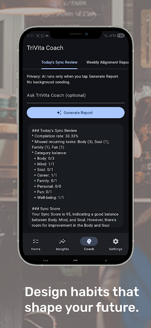 TriVita Screenshot 3