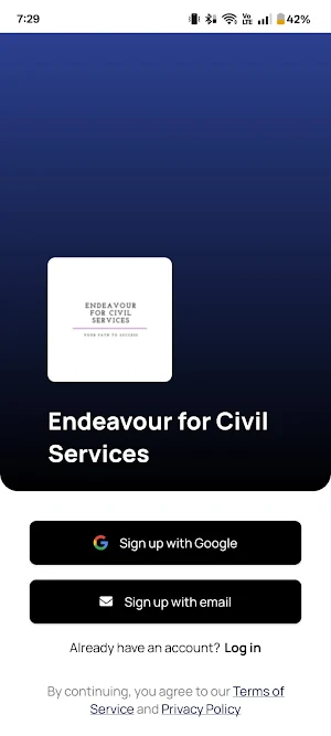 Endeavour for Civil Services Screenshot 3
