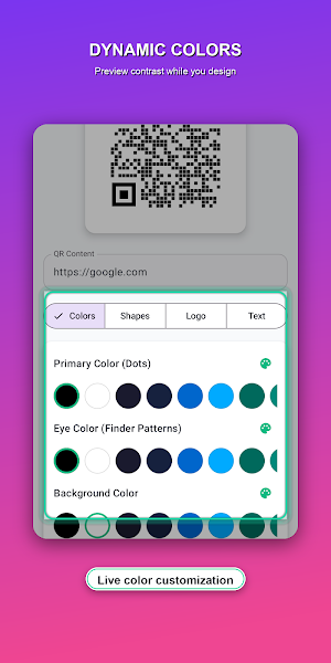 QR generator & Scanner Screenshot 2