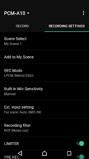REC Remote: Sony IC Recorder Screenshot 2