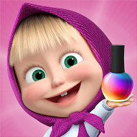 Masha and the Bear: Nail salon
