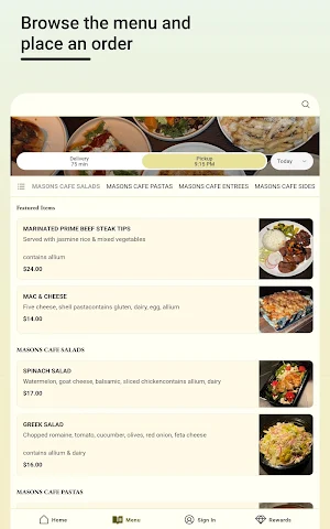 Masons Steakhouse Screenshot 1
