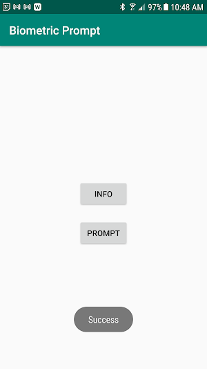 Nok Nok™ Biometric Test Screenshot 0