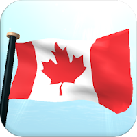 Canada Flag 3D Free Wallpaper