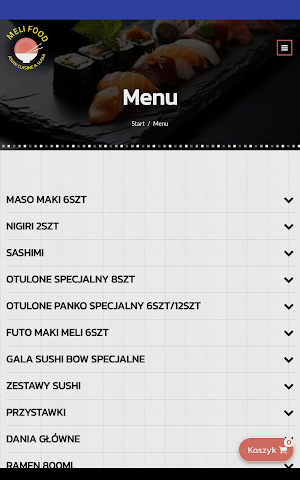 Meli Food & Sushi Warsaw Screenshot 2