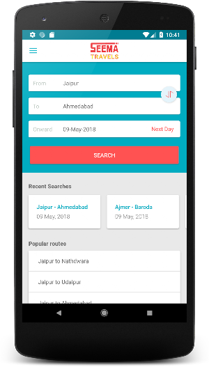 Seema Travels Screenshot 1
