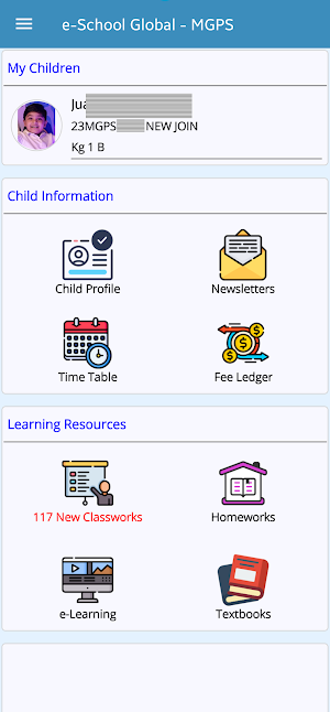MGPS e-School Screenshot 1