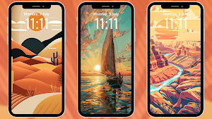 Vibrant Retro Wallpapers 4K Screenshot 2