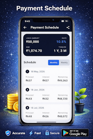 EMI Calculator–Interest & Loan Screenshot 2