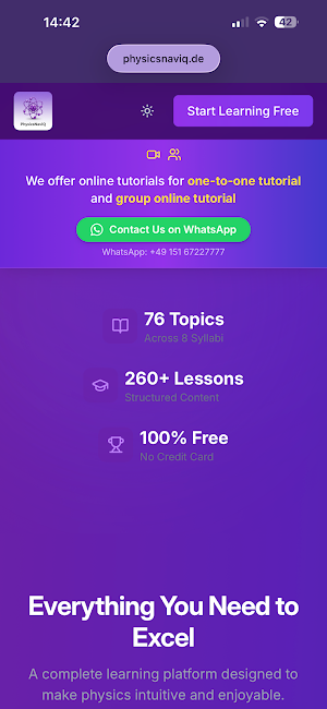 PhysicsNaviQ Screenshot 1