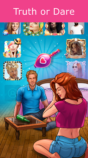 Kiss Kiss: Spin the Bottle for Chatting & Fun Screenshot 3