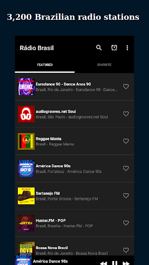 Online Radio Brazil: FM & AM Screenshot 0