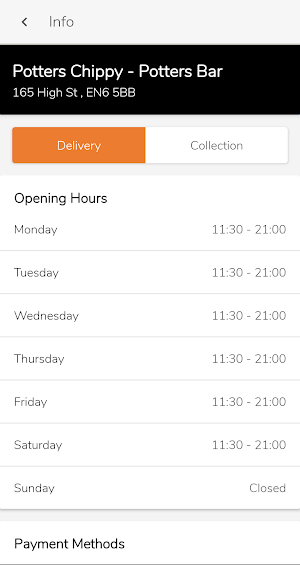 Potters Chippy - Potters Bar Screenshot 3