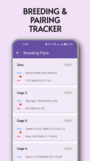 PigeonProfile - Loft Manager Screenshot 3
