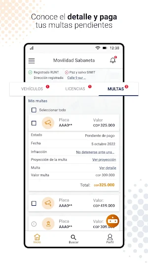 Movilidad Sabaneta Screenshot 1