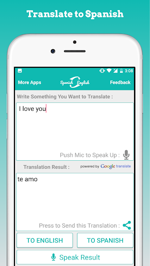 Spanish English Translator Screenshot 1