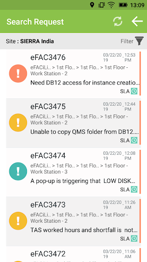 eFACiLiTY® Smart Facility V2.0 Screenshot 3