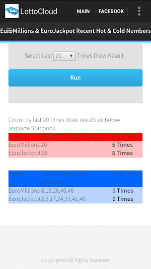 Lotto Cloud Screenshot 3