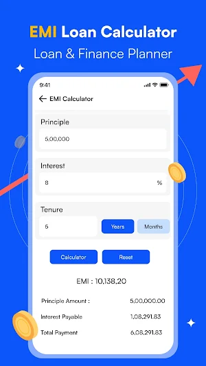 EMI Loan Calculator Screenshot 2