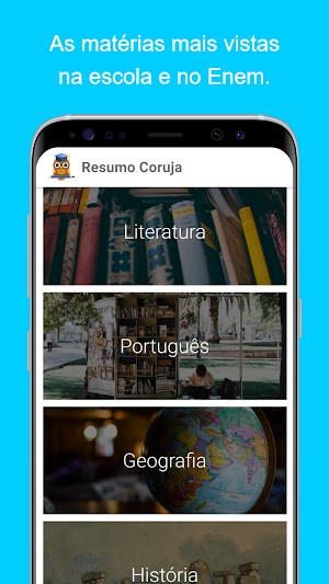 Resumo Coruja  (Escola e Enem) Screenshot 0