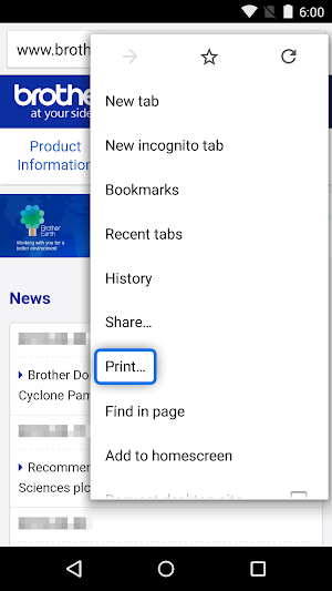 Brother Print Service Plugin Screenshot 1