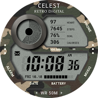 CELEST5535 Retro Digital Watch