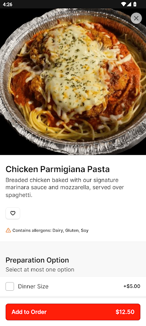 Pana Roma Pizza & Pasta Screenshot 3