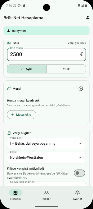 Gross Net Calculator DE 2026 Screenshot 0