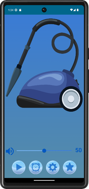 Vacuum cleaner sound for sleep Screenshot 0