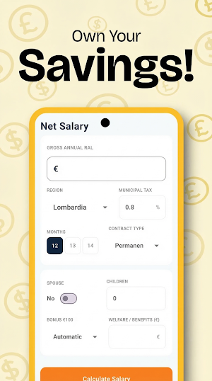 Stipendio Netto Calcolatore Screenshot 1