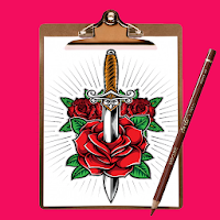 How to Draw Flowers Tattoo