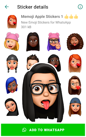 Emoji Stickers for WhatsApp Screenshot 1