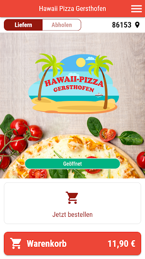 Hawaii Pizza Gersthofen Screenshot 0