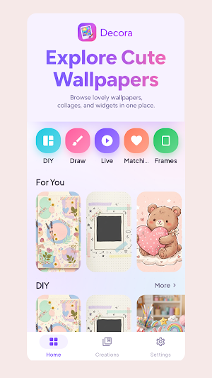 Decora: DIY Wallpaper Maker Screenshot 2