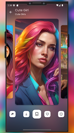 Cute Girls Live Wallpapers Screenshot 3