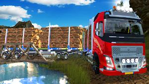 Offroad Logging Cargo Truck Semi Trailer : Uphill Screenshot 3
