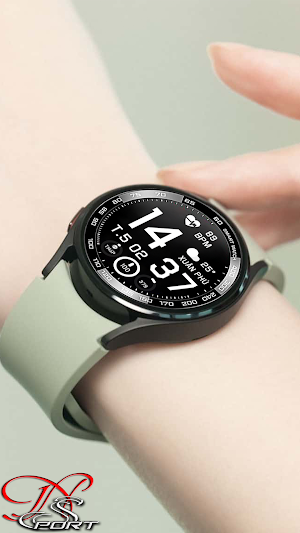 [N-SPORT592]BWDigitalWatchFace Screenshot 2
