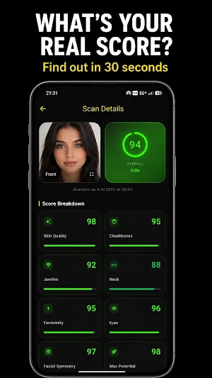 Level Max: AI Face & Looksmax Screenshot 1