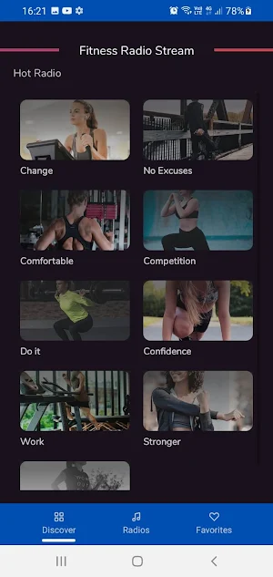 Fitness Radio Screenshot 1