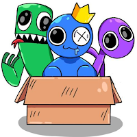 Rainbow Friends Blue Wallpaper
