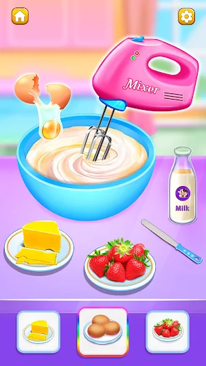 DIY Cake Maker: Dessert Games Screenshot 0