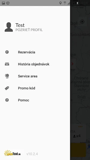 Moje Taxi Nitra Screenshot 0