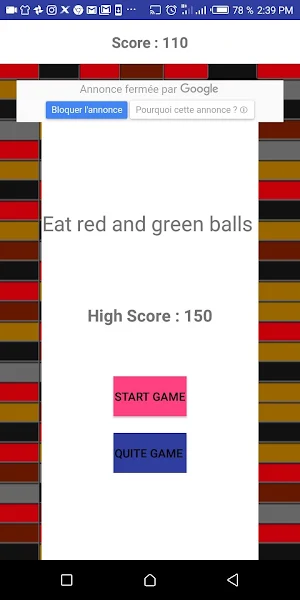 wall and ball Screenshot 3