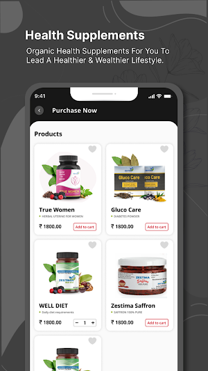 Zestima Wellness Screenshot 2