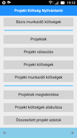 Projekt Költség Nyilvántartó - SQL Screenshot 2