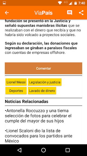 Vía País Screenshot 2