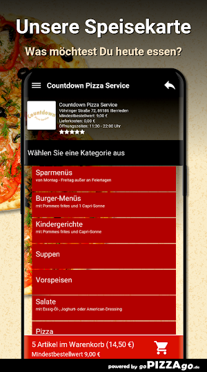 Countdown Pizza Illerrieden Screenshot 3