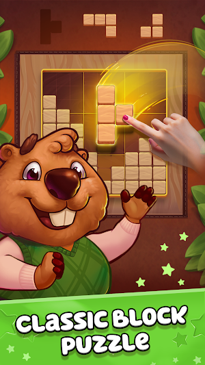 Beaver Block: Wood Puzzle Screenshot 0