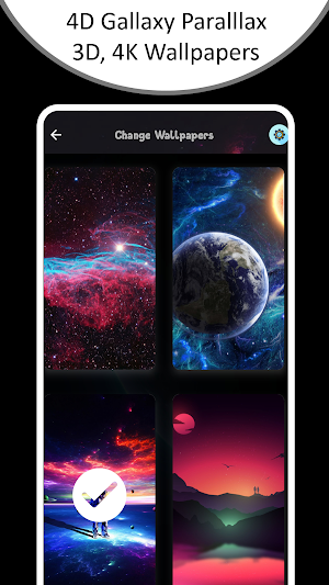Gallaxy 4D Parallax wallpaper Screenshot 3