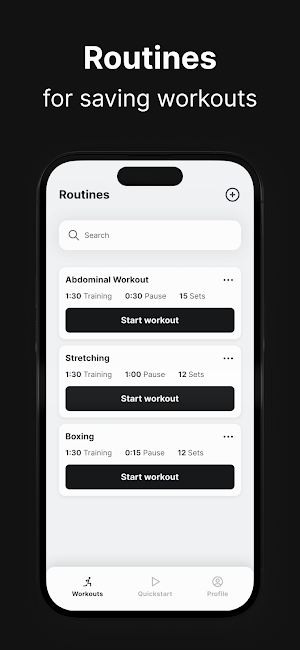 SimplyTimer Interval Timer App Screenshot 2